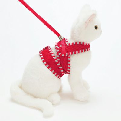 Anycat Anycat Harness Stripe M Red