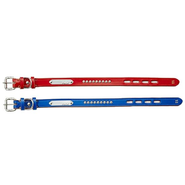 手縫平首輪中一 27mm ブルー | ペティオ オンライン ショップ本店