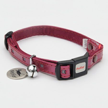 CAT COLLAR キャットカラー クロスレザーカラー レッド | ペティオ