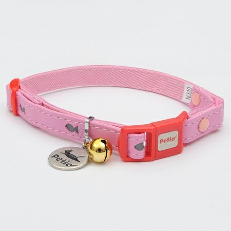 CAT COLLAR キャットカラー フィッシュレザーカラー ピンク | ペティオ