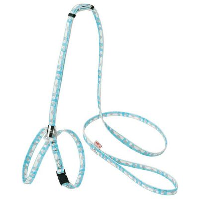 CAT HARNESS キャットハーネス チェックハーネスリード ブルー