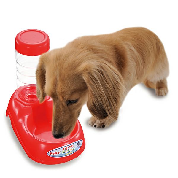 PETIOディッシュ 給水器付き レッド | ペティオ オンライン ショップ本店