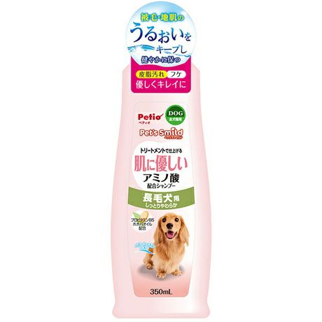 ペッツスマイルド 肌に優しい アミノ酸配合シャンプー 長毛犬用 350mL