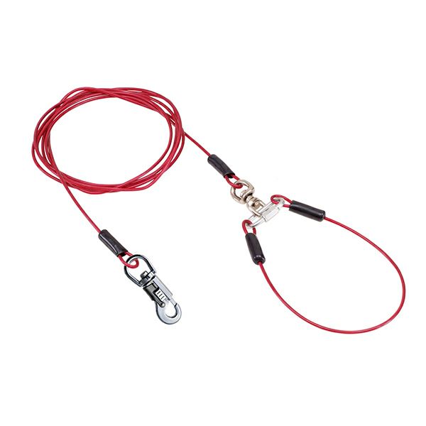 タフギア ロングワイヤーチェーン プラス 3.5mm レッド | ペティオ