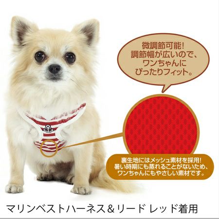 WanWan Casual ワンワンカジュアル マリンベストハーネス&リード