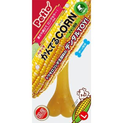 犬用おもちゃ かんでるCORN コーン チキン風味 L 大型犬用