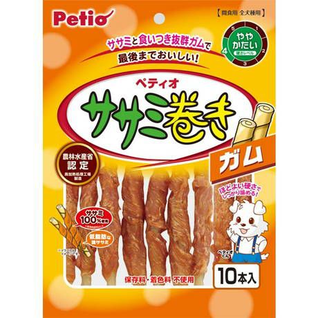 【新品・未開封】Petio ササミ巻きガム 36本入 ややかたい 9袋セット Amazon.co.jp: ペティオ (Petio) ダブル巻き ガム 36本入