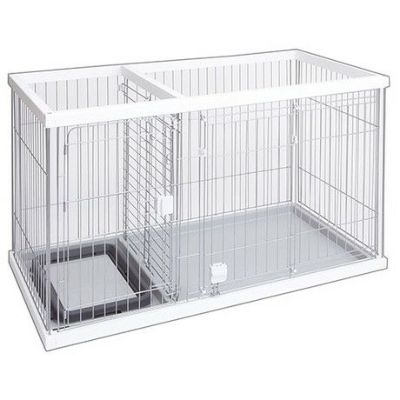 【27%OFF】トイレのしつけが出来る ドッグルームサークル ホワイト レギュラー
