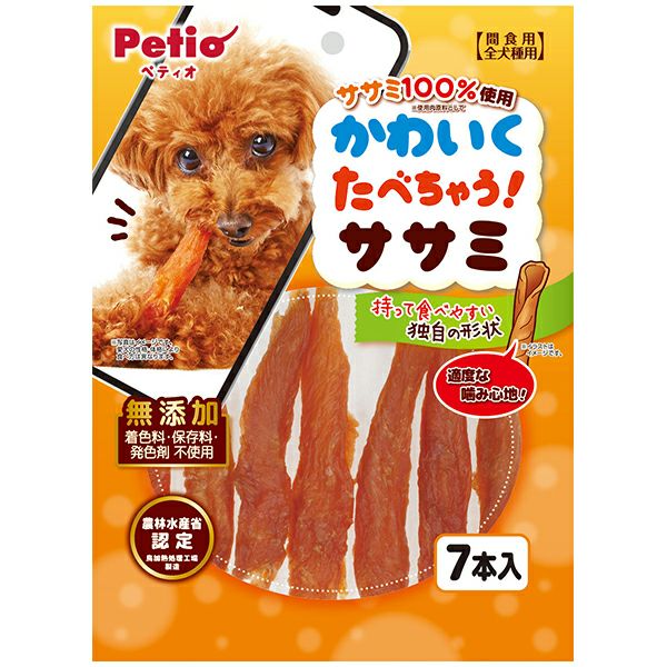 かわいくたべちゃう！ササミ 7本入 | ペティオ オンライン