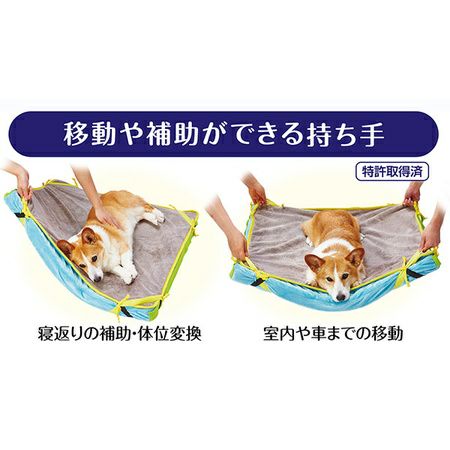 ペティオ zuttone 高反発ベッド 洗える防水介護マット　シニア犬 ペティオ 老犬介護用 寝返りが打ちやすい高反発ファイバーマット