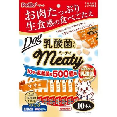 ミーティ Ｍeaty ササミ 乳酸菌入り 10本入 | ペティオ オンライン ショップ本店