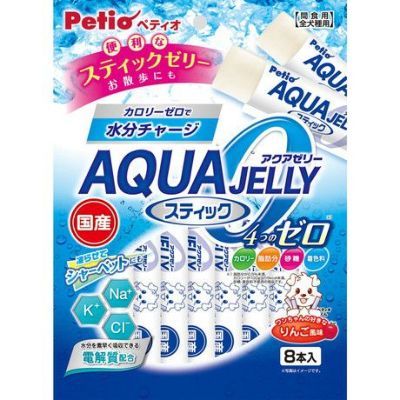 アクアゼリー 4つのゼロ りんご風味 スティックタイプ 8本入