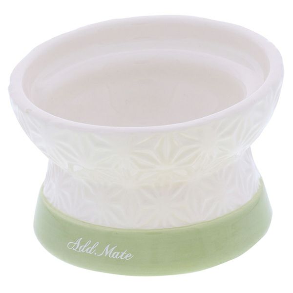 Add.Mate アドメイト 猫用食器 フードがこぼれにくい脚付き陶器