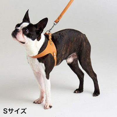 【30%OFF！スーパーSALE】Porta ポルタ ソフトレザーベストハーネス S キャメル【会員様限定】