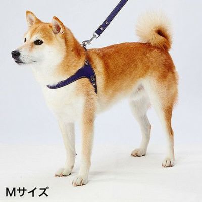 Porta ポルタ ソフトレザーベストハーネス M ネイビー | ペティオ