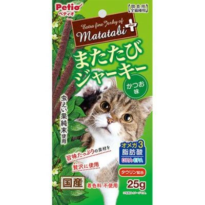 またたびプラス またたびジャーキー かつお味 25g | ペティオ