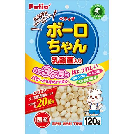 ペティオ ボーロちゃん 大粒 100g×20袋 生後3ヶ月 ブドウ糖配合 ペティオ ボーロちゃん 大粒 100g×20袋 生後3ヶ月 ブドウ糖配合 体に