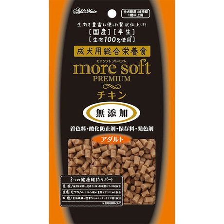 乳酸菌P2倍キャンペーン】Add.Mate アドメイト more soft モアソフト プレミアム チキン アダルト 60g | ペティオ オンライン  ショップ本店