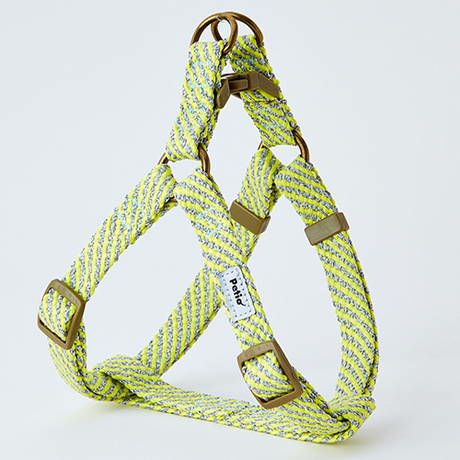 犬用胴輪 フラッシュソフトハーネス SS イエロー | ペティオ