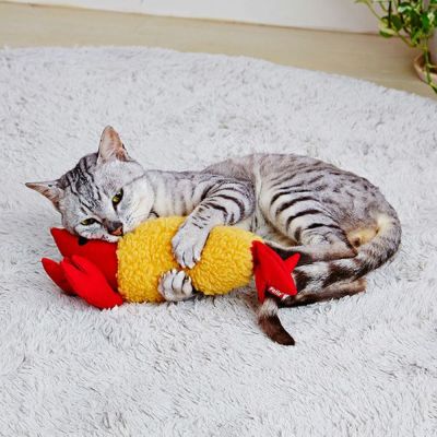 猫用おもちゃ けりぐるみ カラッと揚がったえび天
