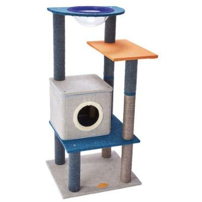 【50%OFF！スーパーSALE】Add.Mate アドメイト 猫用タワー ねこまどフロートテラスキャットポール ハウス【会員様限定】