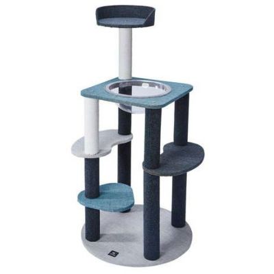 Tower for cats necoco cat cat living tower clear bowl & bed type