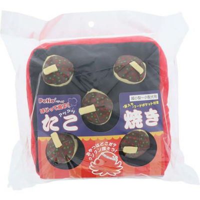 犬用おもちゃ ほじって遊ぶ!アツアツたこ焼き