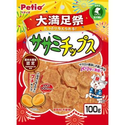 ササミチップス 大満足祭 100g | ペティオ オンライン ショップ本店