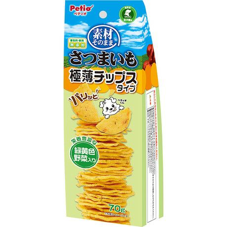 素材そのまま さつまいも パリッと 極薄チップスタイプ 85g | ペティオ
