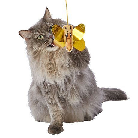 Add.Mate アドメイト 猫用おもちゃ カシャカシャじゃらし 黄金のチョウ