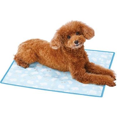 犬猫用マット 電気を使わない アルミ＆ジェル ソフトクールマット L
