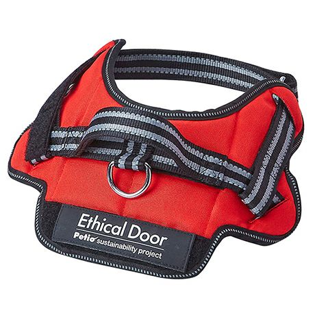 専用●犬服●ハンドメイド 胴44 NO.608 犬用胴輪 EthicalDoor エシカルドア イージーウェアハーネス M レッド