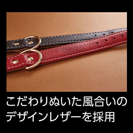 犬用首輪 Porta ポルタ クラシックソフトレザーカラー 21mm