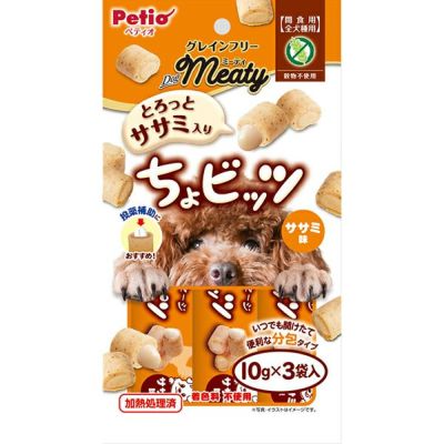 Meaty ミーティ カットソーセージ ちょビッツ ササミ味 10g×3袋入 | ペティオ オンライン ショップ本店