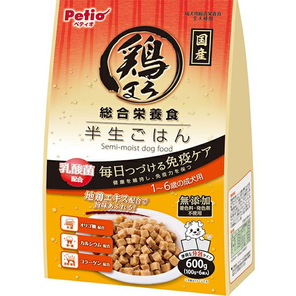 10%OFF！フードトッピング特集】鶏まろ 総合栄養食 半生ごはん 1～6歳  