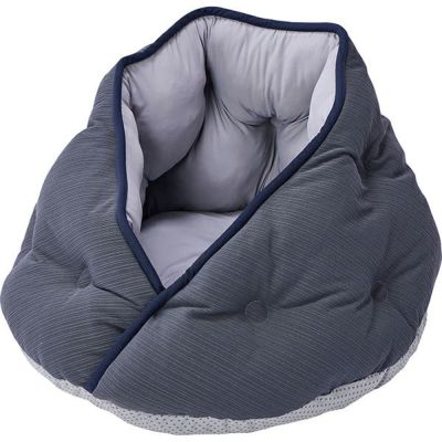 【19%OFF！スーパーSALE】犬猫用ベッド ひんやりくつろぎベッド 包み込みドーム HNA チャコール【会員様限定】