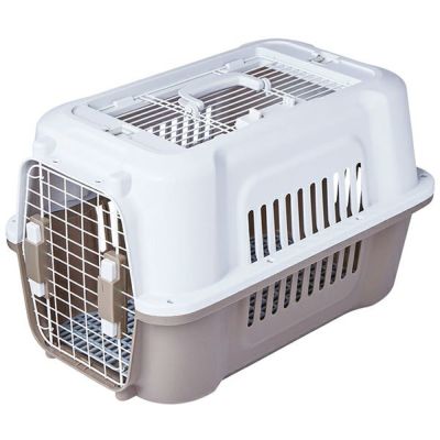 犬猫用キャリー 2ドア タフハウスキャリー アイボリー M