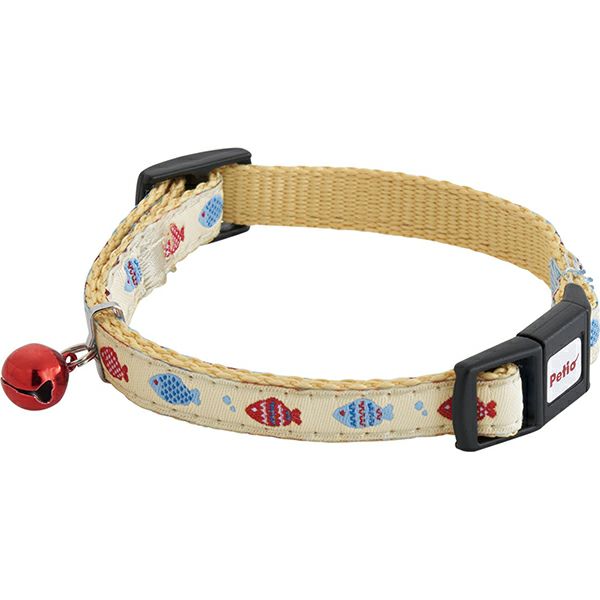 猫用首輪 CAT COLLAR サカナ ワインレッド | ペティオ オンライン