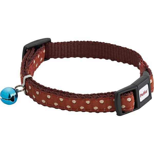 猫用首輪 CAT COLLAR ドット ブラウン | ペティオ オンライン ショップ本店