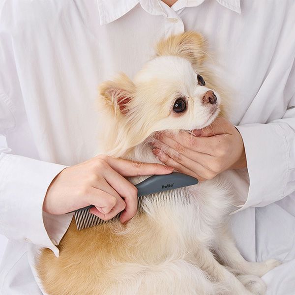 犬猫用 FIXCARE 持ちやすい 粗目細目ダブルコーム | ペティオ
