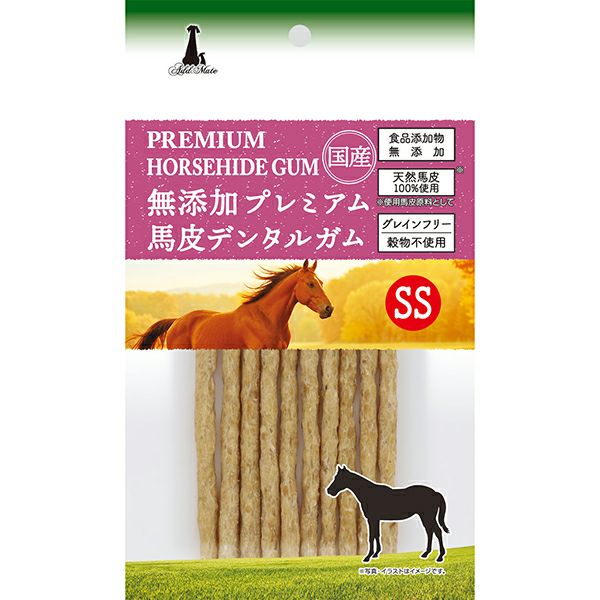 Add.Mate アドメイト 無添加プレミアム 馬皮デンタルガム S 8本入