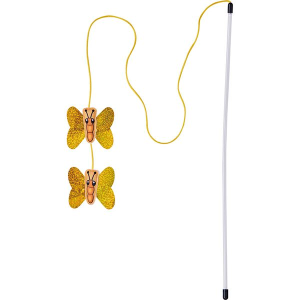 Add.Mate アドメイト 猫用おもちゃ カシャカシャじゃらし 黄金のチョウ