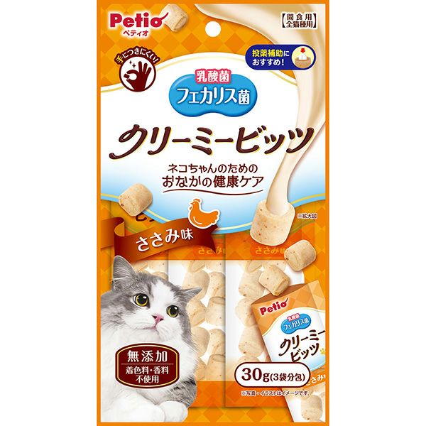 クリーミービッツ フェカリス菌 ささみ味 30g | ペティオ オンライン