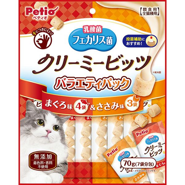 クリーミービッツ フェカリス菌 まぐろ味 70g | ペティオ オンライン